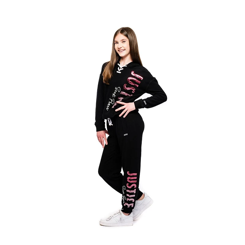 Sweat à capuche à manches longues Justice Radiating Joy pour filles