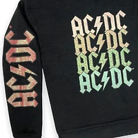 AC/DC Chandail à capuchon en polaire avec épaules tombant pour filles