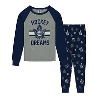 Pyjama 2 pièces pour filles de la LNH