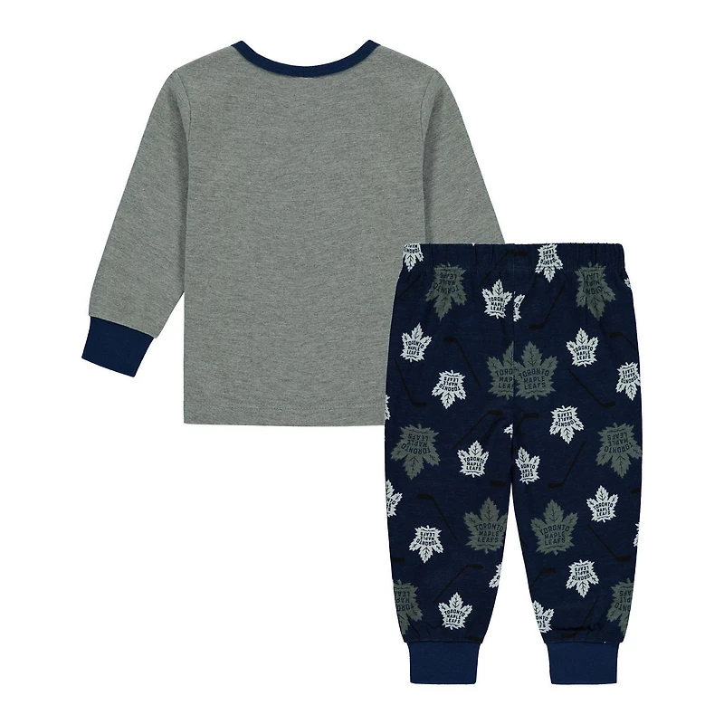 Toronto Maple Leafs two piece sleep set for infants