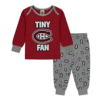 Montreal Canadiens two piece sleep set for infan