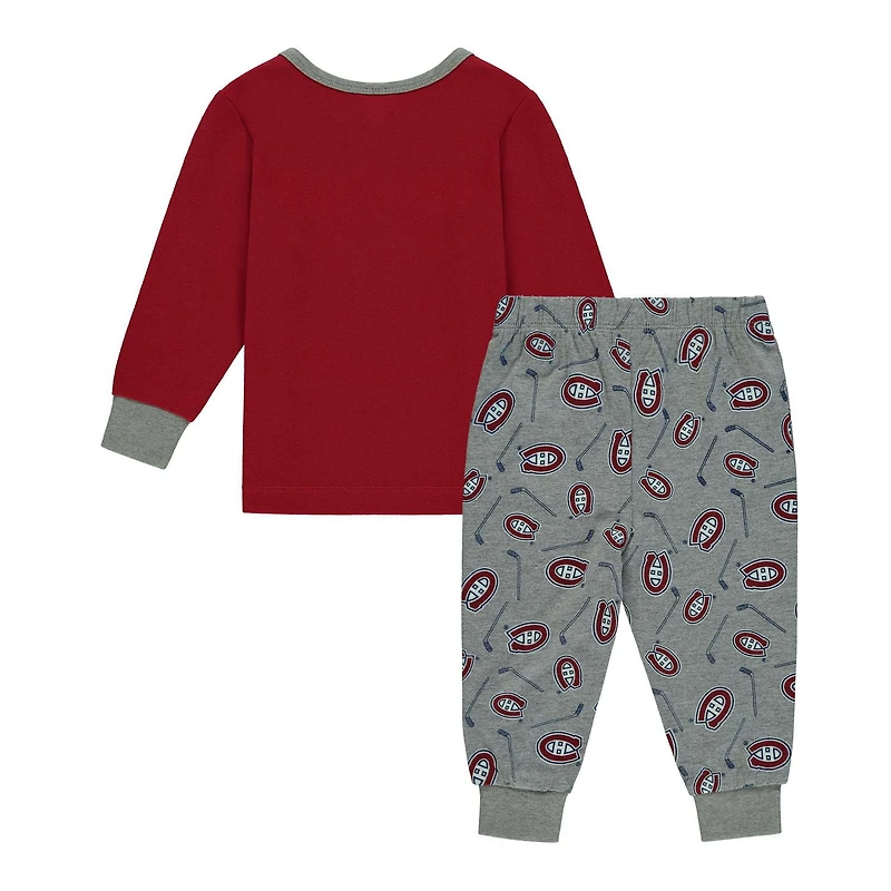 Montreal Canadiens two piece sleep set for infan