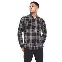 Chemise Dark Black avec poches et à manches longues pour hommes