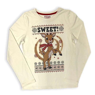 Rudolph, the Red Nosed Reindeer T-Shirt à manches longues pour fille