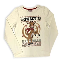 Rudolph, the Red Nosed Reindeer T-Shirt à manches longues pour fille