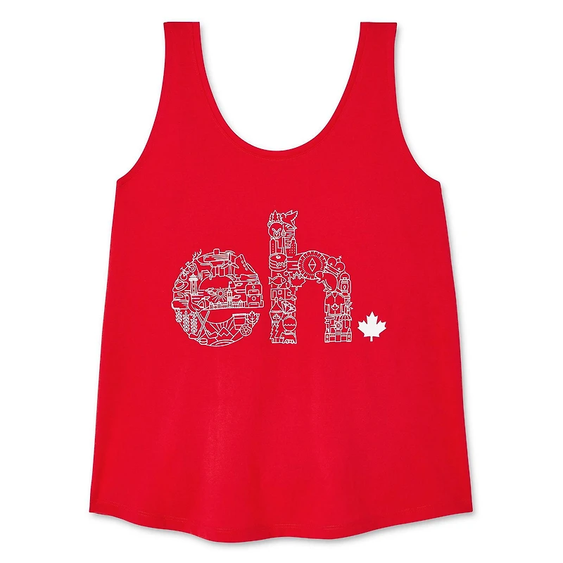 Ladies George Can Eh Tank Top