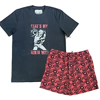 Ensemble de nuit deux pièces Naruto pour hommes