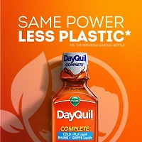 Vicks Dayquil Complete Cold & Flu Liquid, 354mL