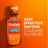 Médicament liquide DayQuil rhume et grippe 354 ml