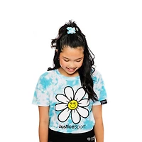 Ensemble de 2 hauts à manches courtes et fleurs pour filles Justice