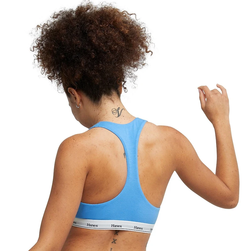 Hanes Originals Stretch Racerback Bralette, Racerback Stretch Bralette