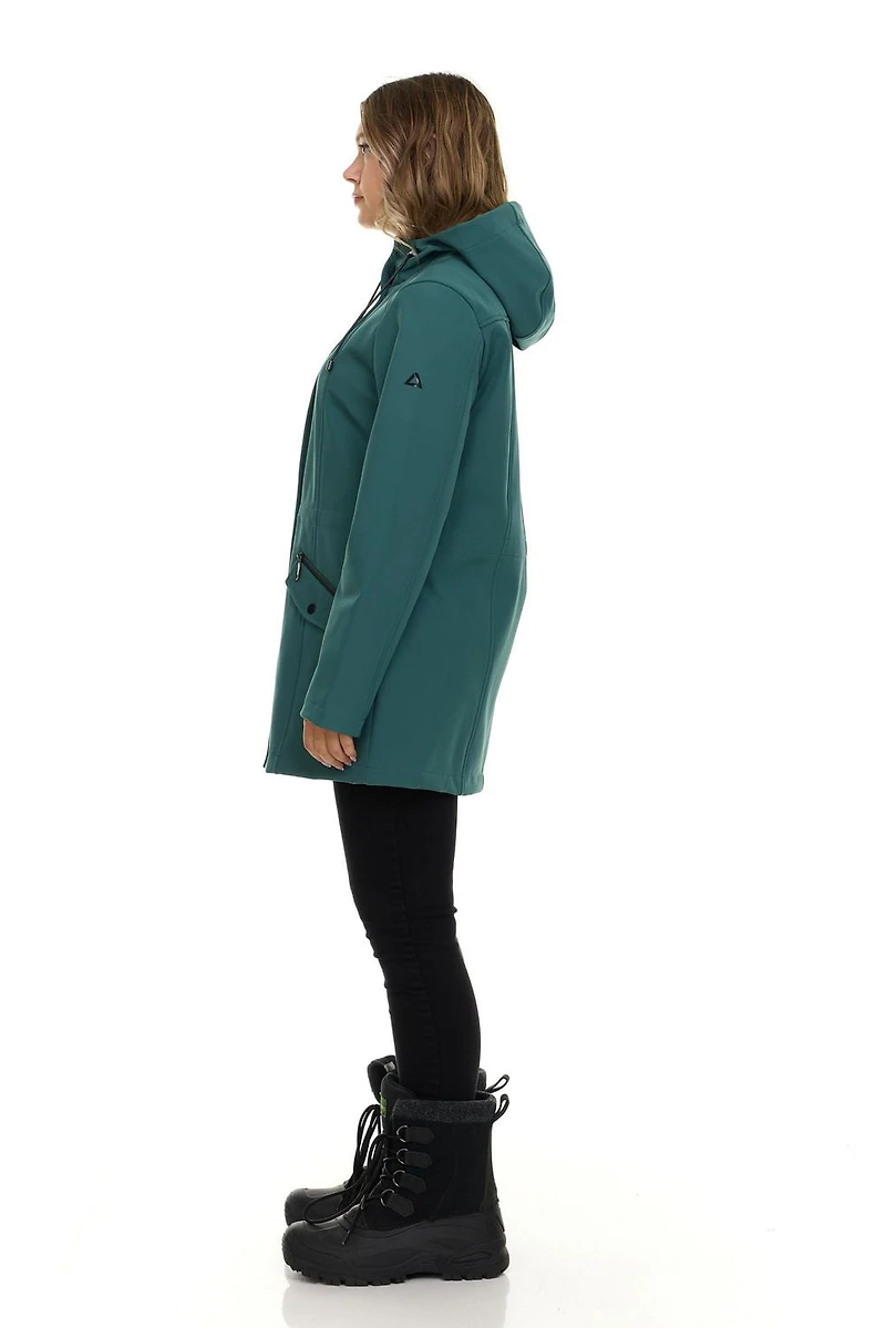 Tec-One Ladies Softshell Anorak Hooded Jacket, XS- XL