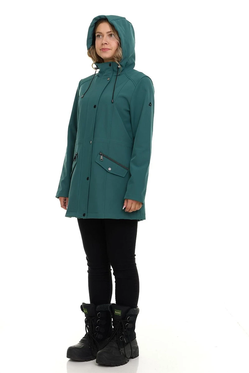Tec-One Ladies Softshell Anorak Hooded Jacket, XS- XL