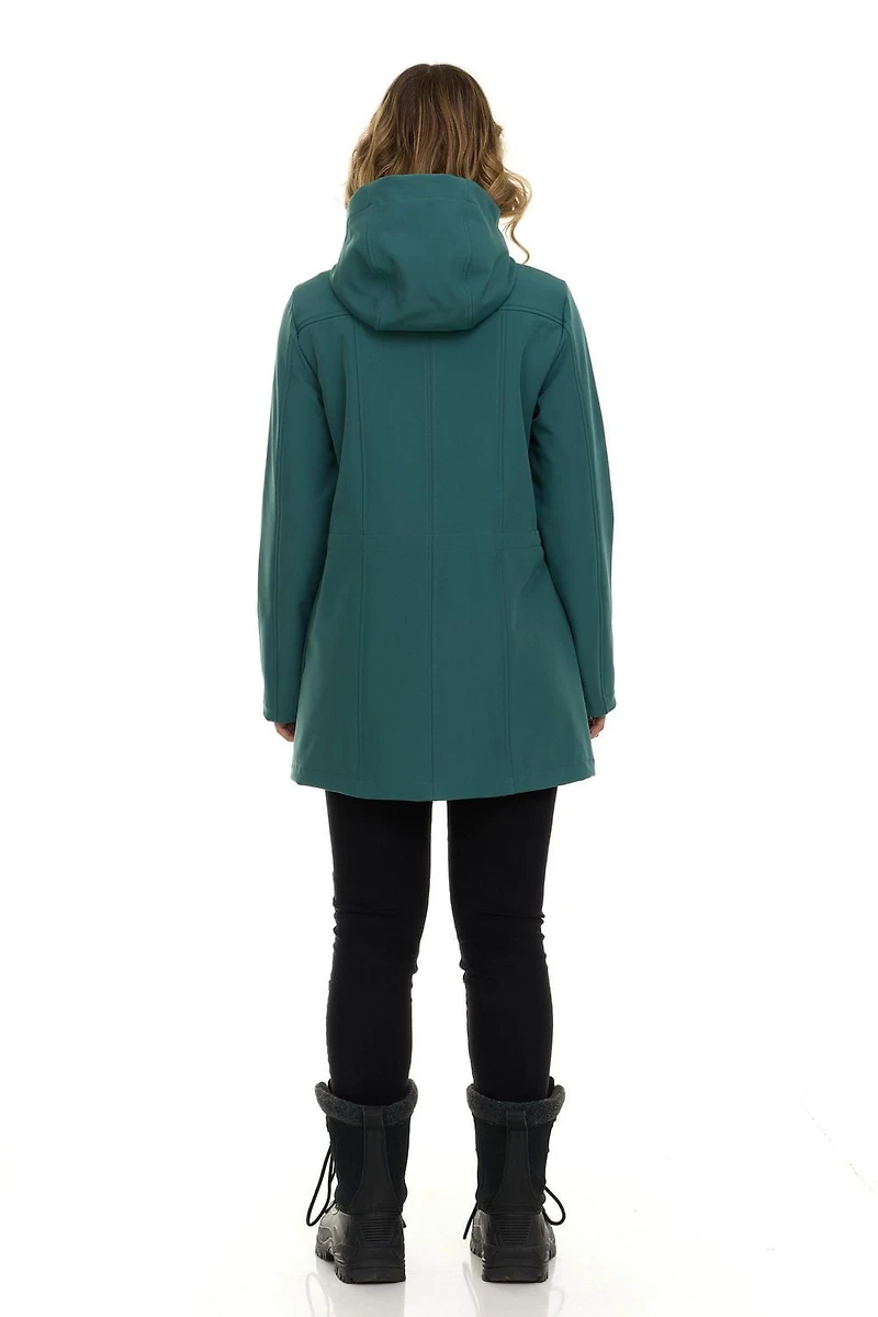 Tec-One Ladies Softshell Anorak Hooded Jacket, XS- XL