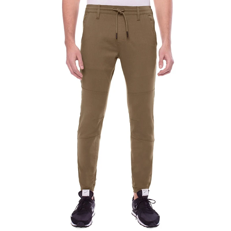 Dark Black Men's Comfort Stretch Pull-On Jogger