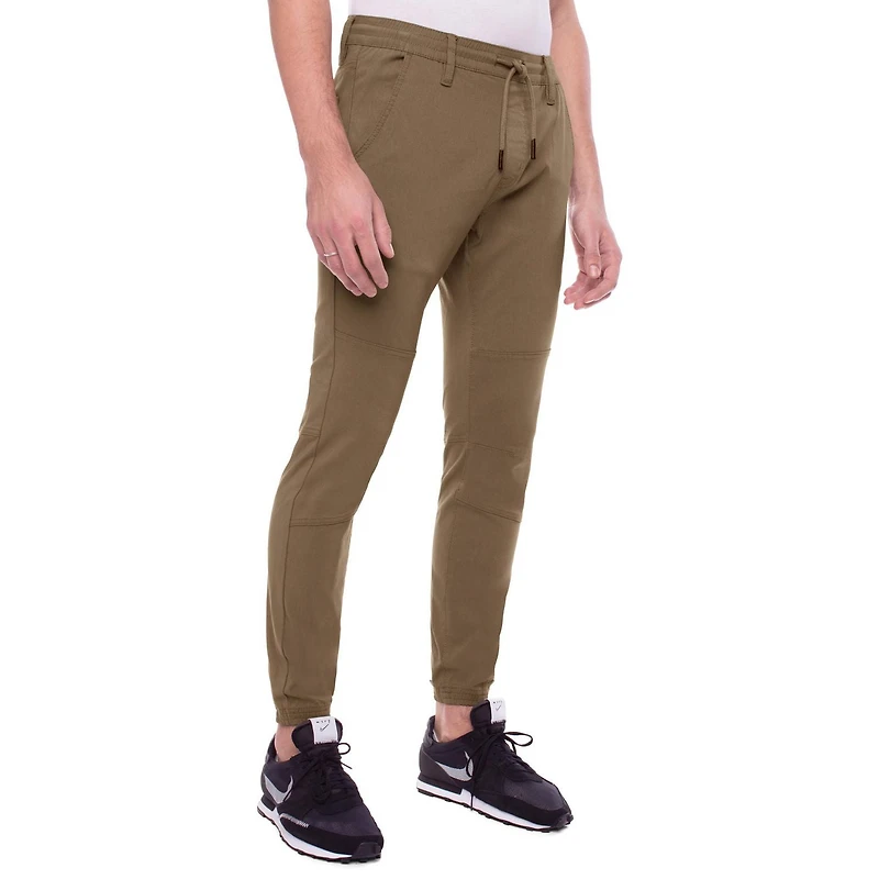 Dark Black Men's Comfort Stretch Pull-On Jogger