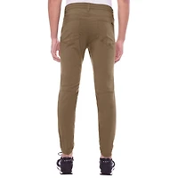 Dark Black Men's Comfort Stretch Pull-On Jogger