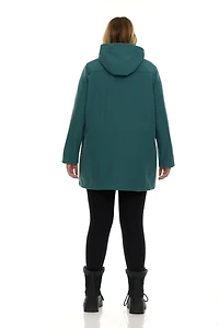 Anorak à capuche en softshell Plus Tec-One pour femmes 1X-4X