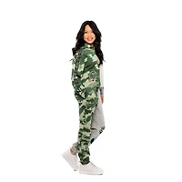 Girls Justice Camoflower Long Sleeve Hoodie