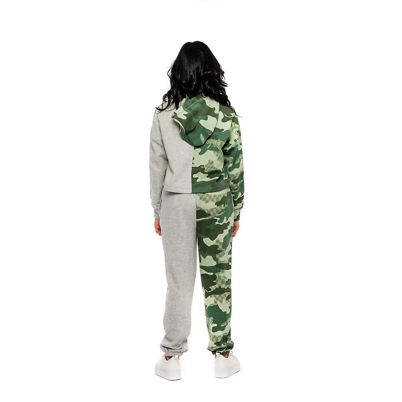 Girls Justice Camoflower Long Sleeve Hoodie