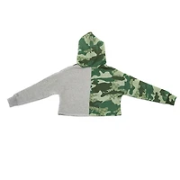 Sweat à capuche à manches longues Justice Camoflower pour filles