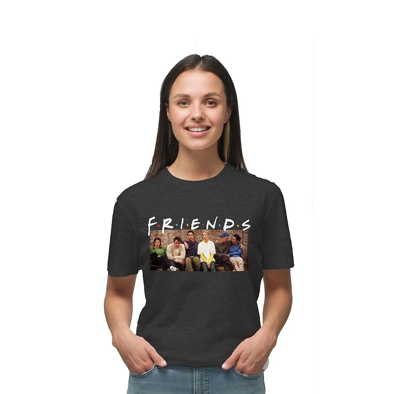 Ladies Friends Football Game Short Sleeve T-Shirt