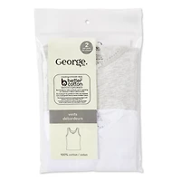 Lot de 2 débardeurs en coton George pour petites filles Tailles 2T/3T-4T