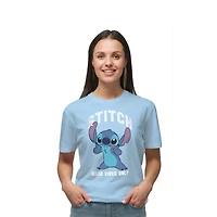 Femme Disney Lilo & Stitch Good Vibes Only T-shirt à manches courtes