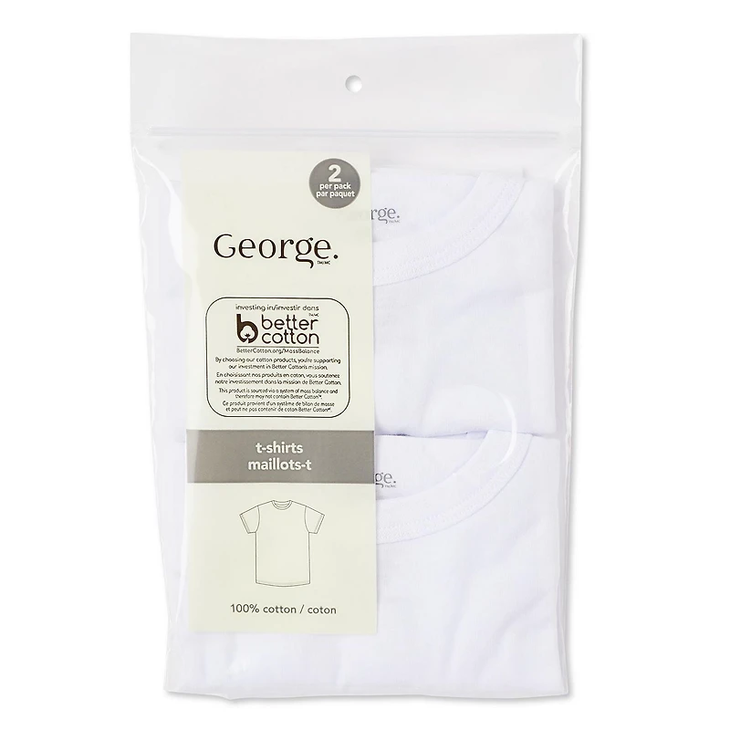 George Toddler Boys' Cotton Tee 2-Pack, Sizes 2T/3T-4T