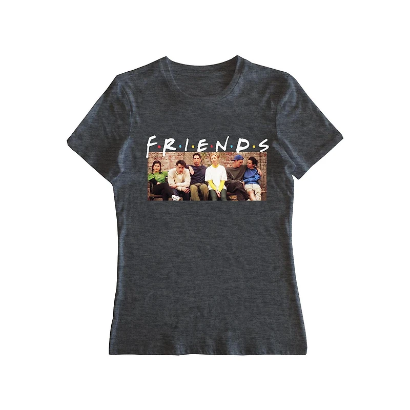Ladies Friends Football Game Short Sleeve T-Shirt