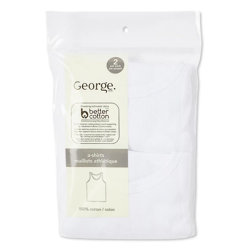 George Boys' A-Shirt 2-Pack