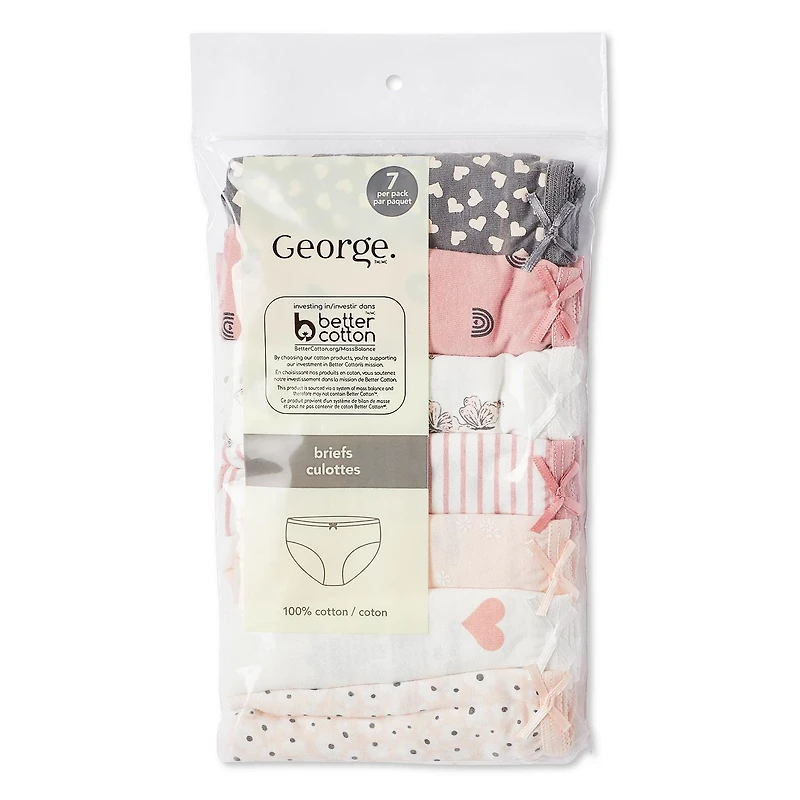 Lot de 7 culottes George pour filles