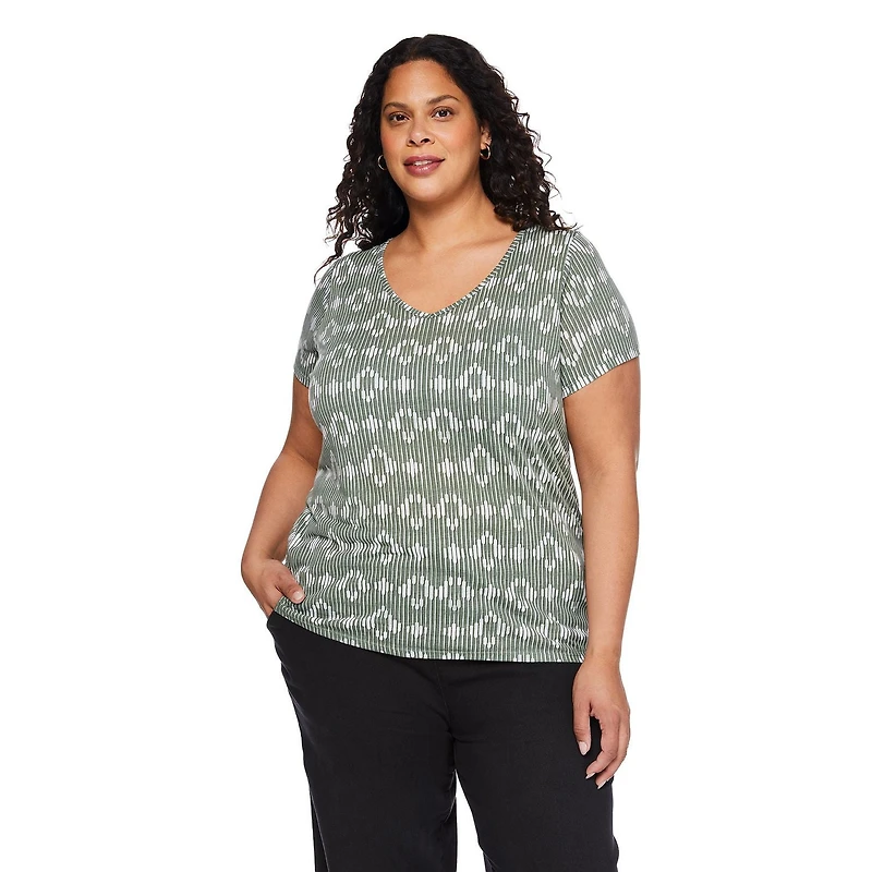 George Women's Plus V-Neckline Tee