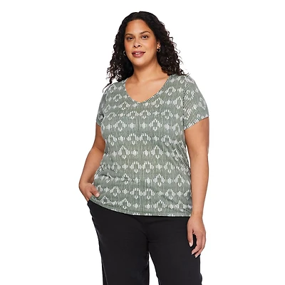George Women's Plus V-Neckline Tee