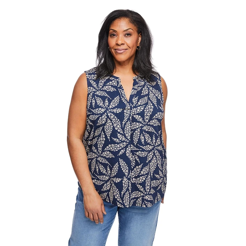 Iyla Women's Plus Crinkle Top