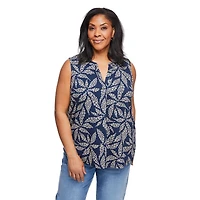 Iyla Women's Plus Crinkle Top