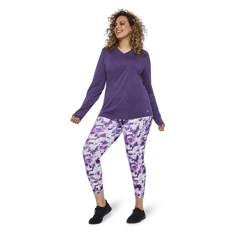 Legging avec blocs imprimés Athletic Works Plus pour femmes