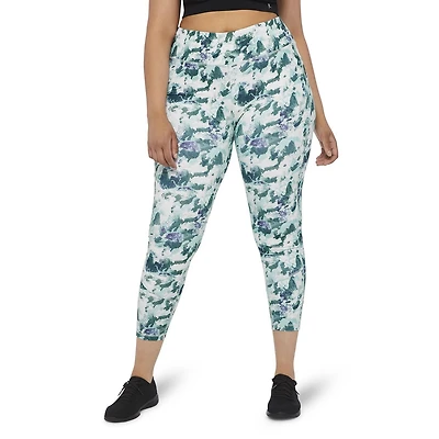 Legging avec blocs imprimés Athletic Works Plus pour femmes