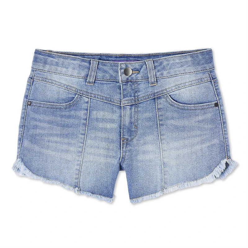 My Sister's Closet Girls' Dolphin Hem Seamed Short