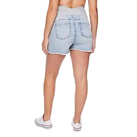 Paisley Sky Maternity OTB Mom Denim Short