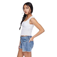 Haut ruché à mancherons My Sister’s Closet pour filles