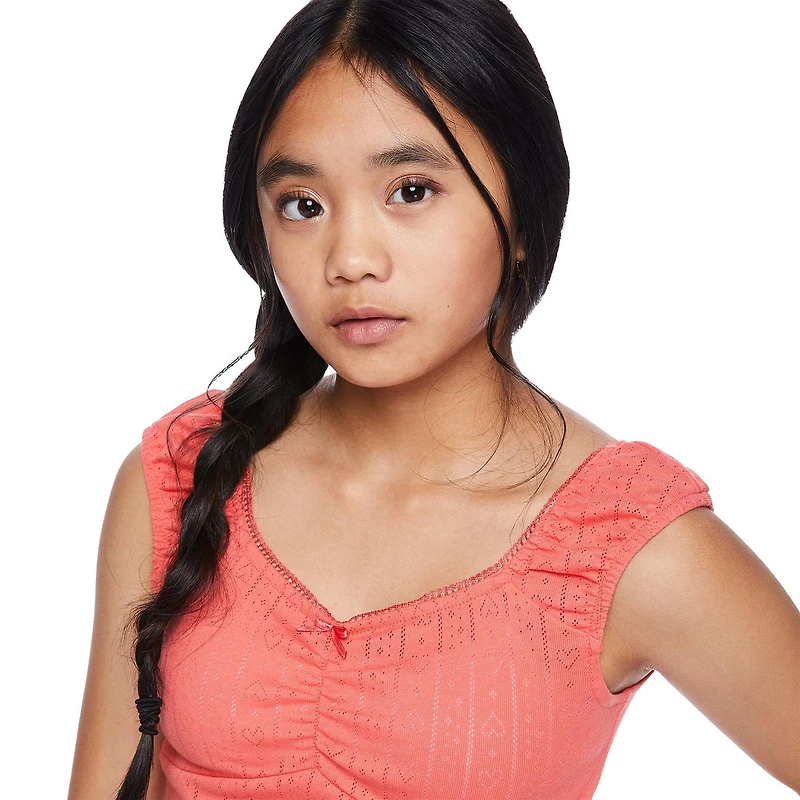 Haut ruché à mancherons My Sister’s Closet pour filles