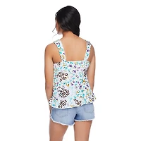 My Sister's Closet Girls' Ruched Peplum Tank