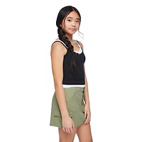 My Sister's Closet Girls' Fooler Henley Cami