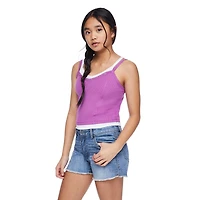 Camisole trompe-l’œil à encolure Henley My Sister’s Closet pour filles Tailles P-TTG