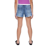 Short coupe trapèze en denim My Sister’s Closet pour filles