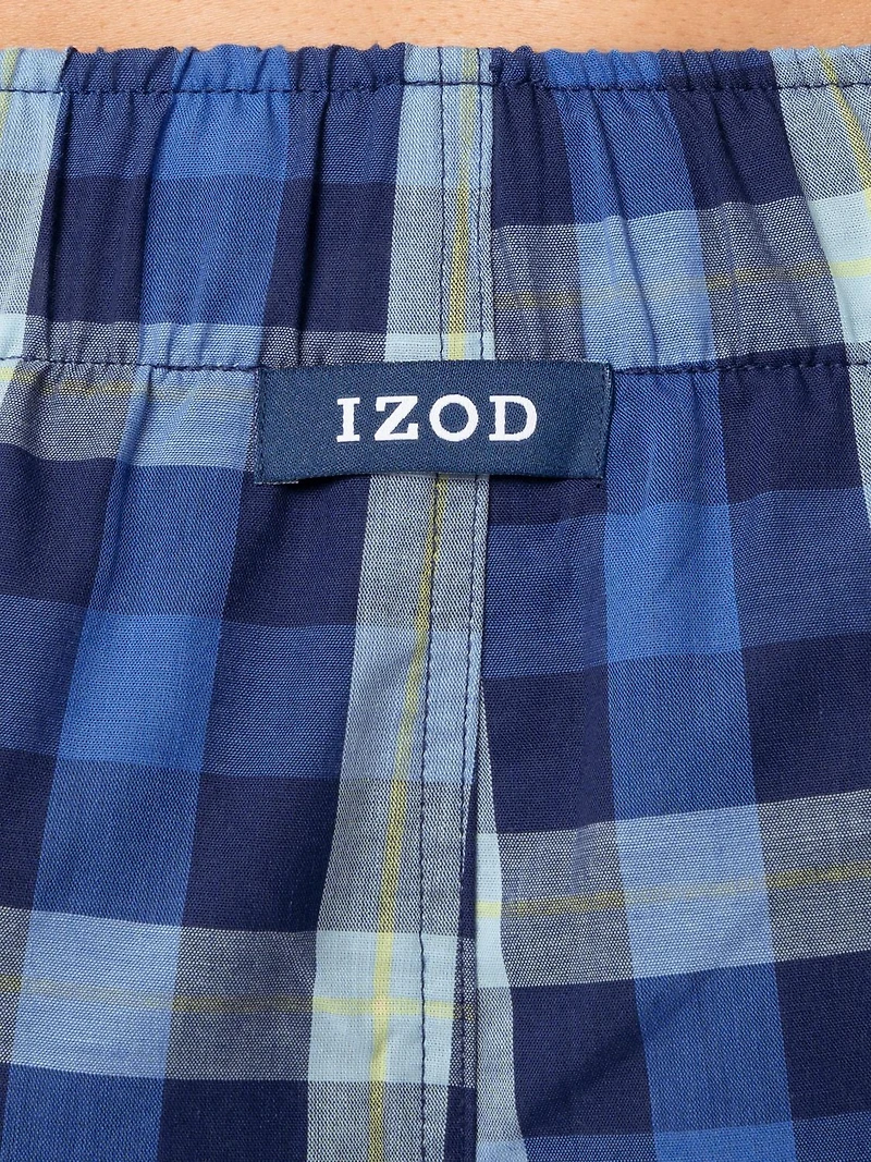 Pantalon de nuit léger et décontracté pour hommes IZOD, bleu