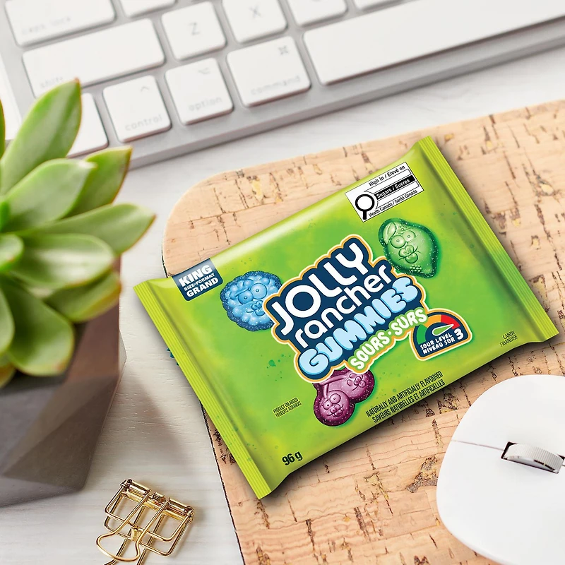 Bonbons gommeux JOLLY RANCHER GUMMIES Sour Original grand format, 96 g