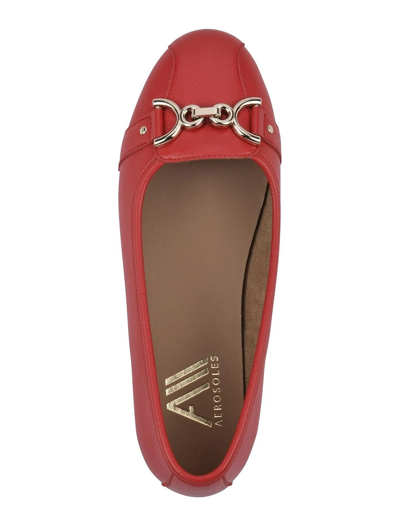 AEROSOLES FEMME CASUAL BALLET ORNEMENT CONFORT