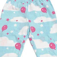 Bluey Ensemble de vêtements de nuit 2 pièces Bluey et chaussettes pour petites filles